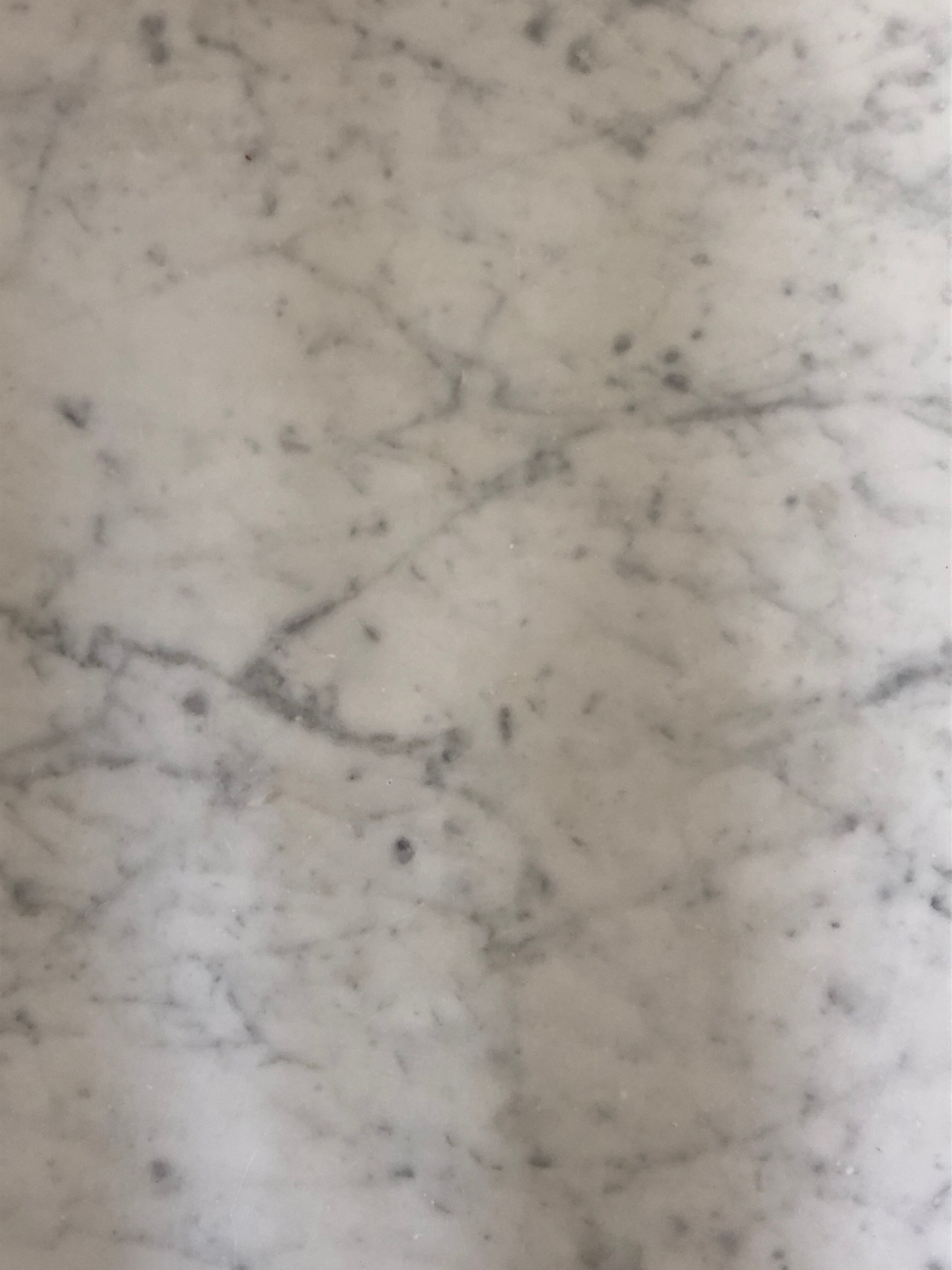 Table low white marble