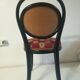 Curved wood children's chair