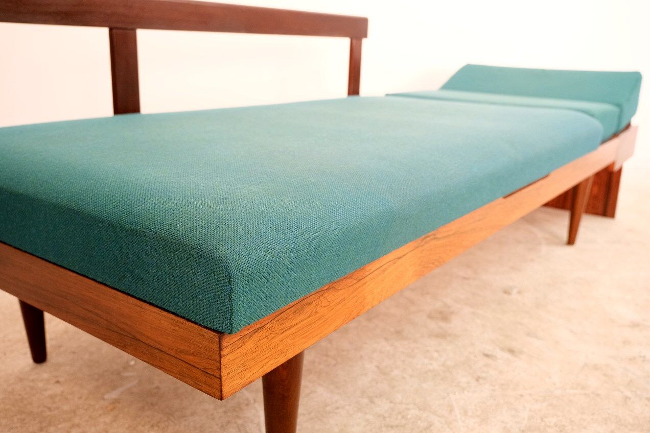 Méridienne scandinave en palissandre, années 1960