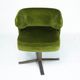 Set of four green Gianni Moscatelli Swivel Poney Chairs for Formanova, 70s