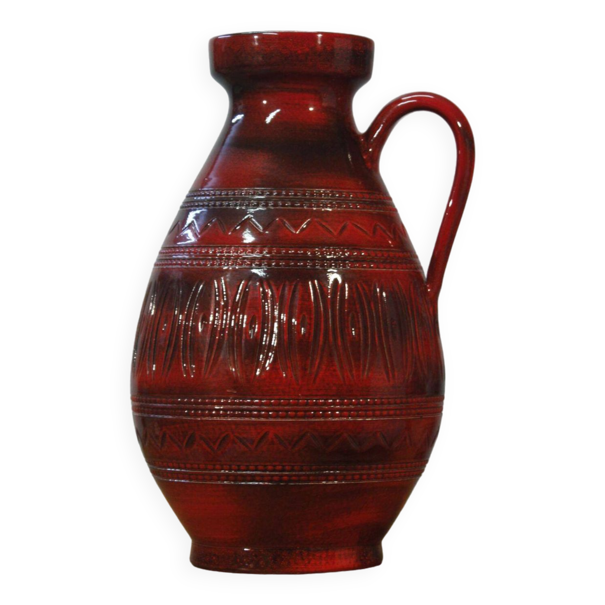 Large floor vase Ilkra Edel Keramik West Germany 1950s