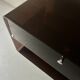 smoked plexiglass bedside / side table by M. Dumas for Roche Bobois, design 1970
