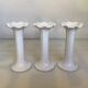 Trio of flower candle holders Fereiras Portugal