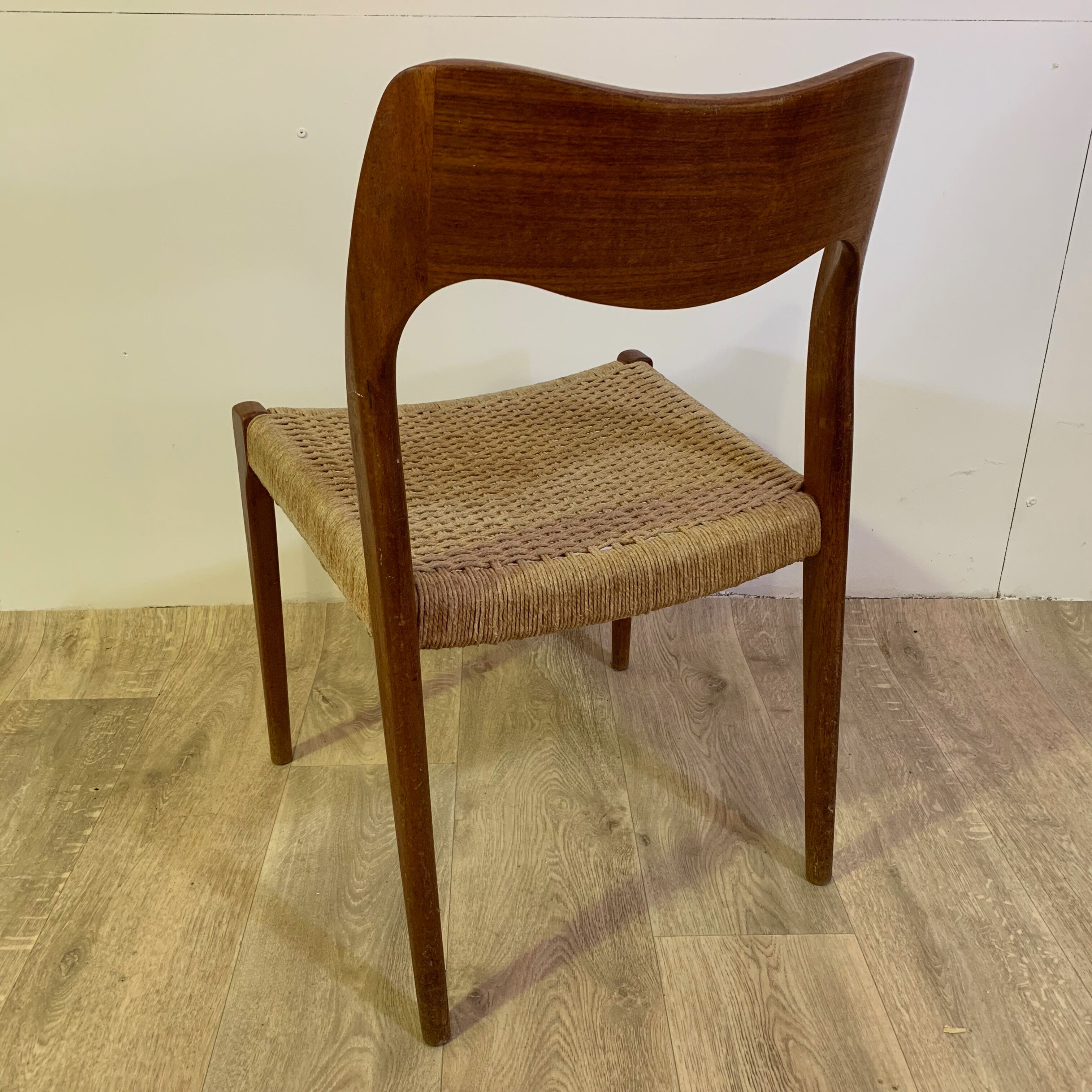 Scandinavian chair in rope