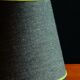 Abat-jour conique en tweed vert foncé