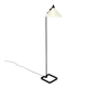Modern minimalist Danish floor lamp from the mid-century, 1960s.
