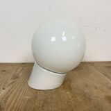 Vintage White Porcelain Wall Light, 1970s
