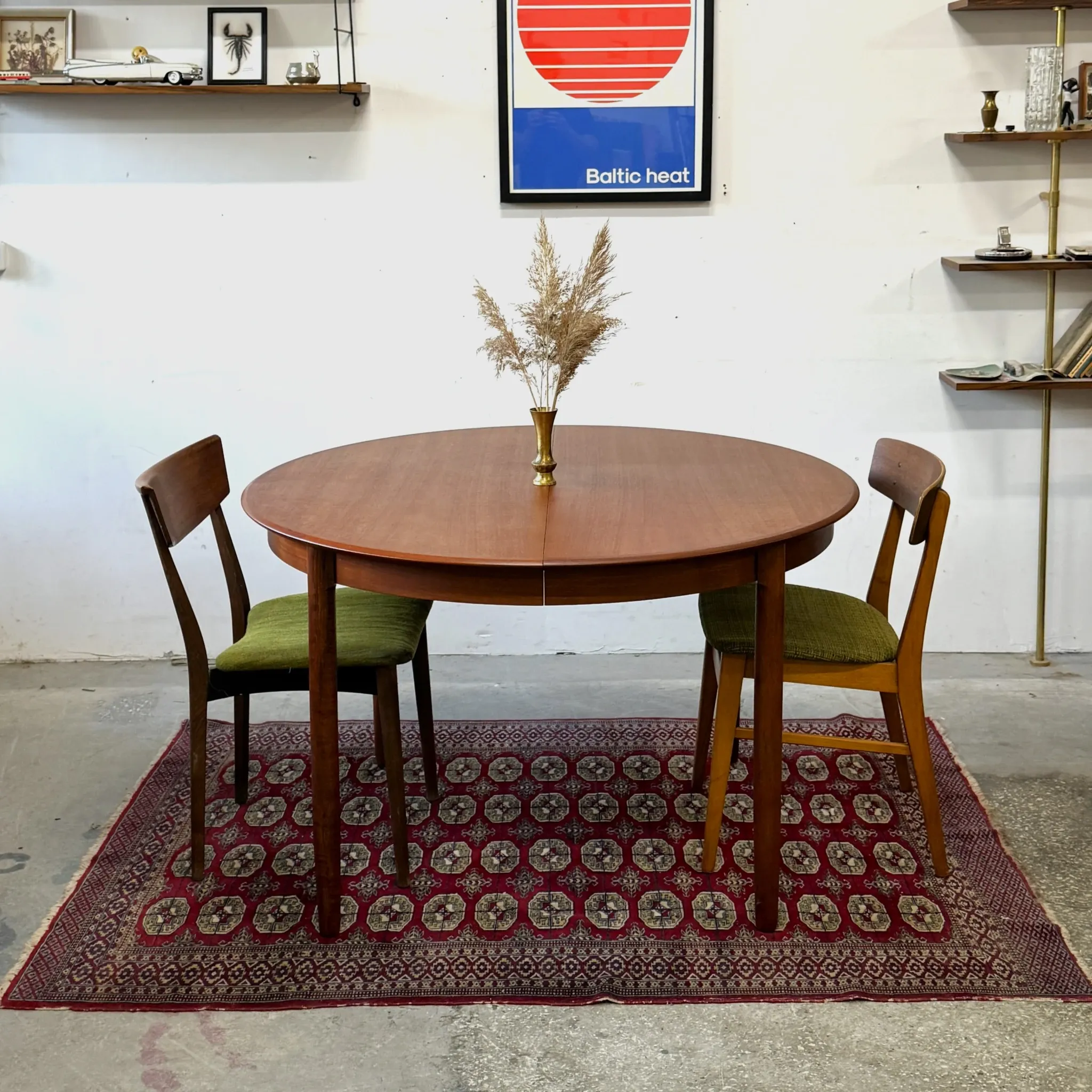 Teak dining table, Denmark, 1960s/70s, vintage, mid-century mode
