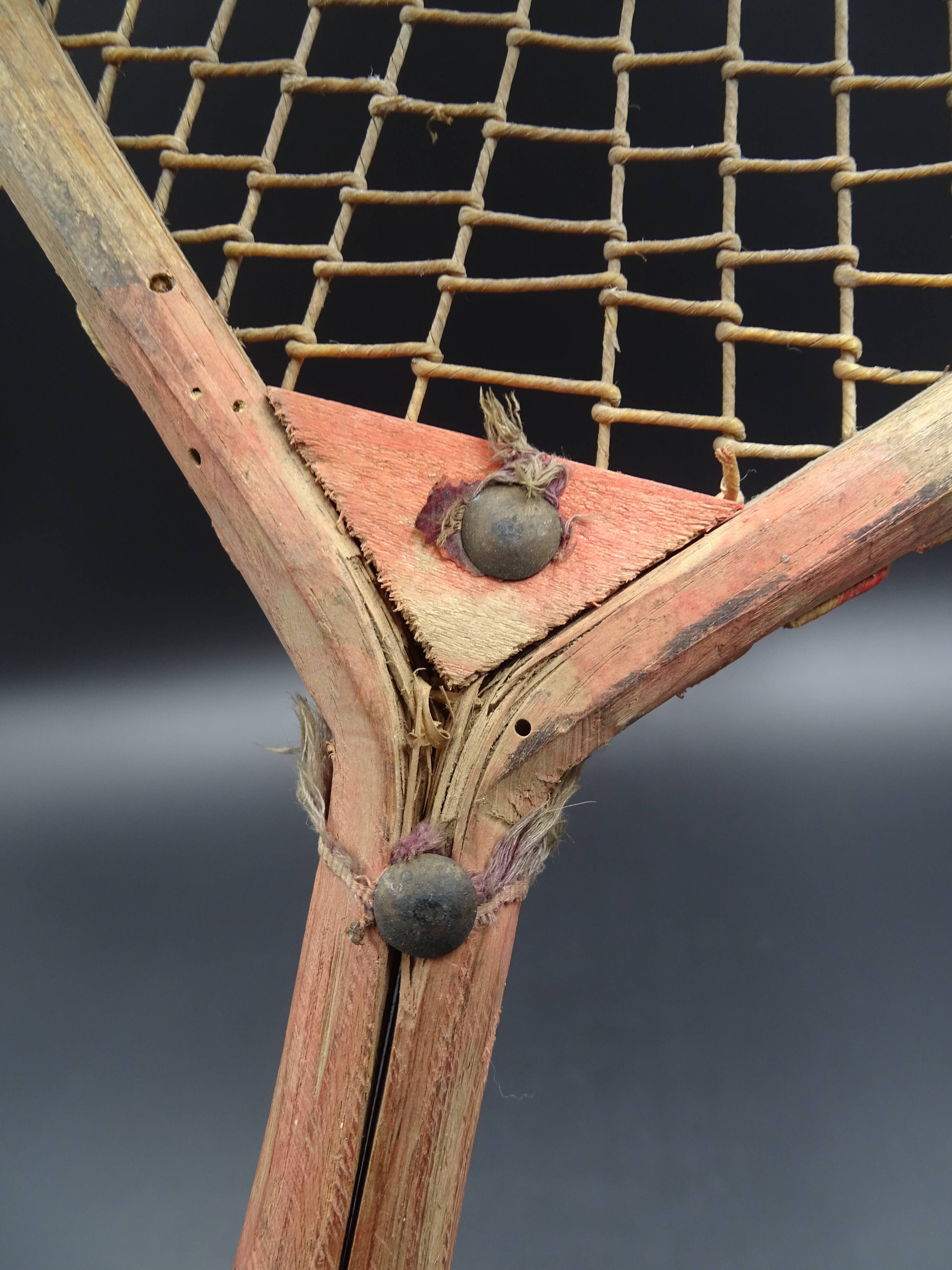 Old racquet for flying game - circa 1910