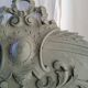 Patinated pediment