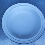Ancien plat creux Villeroy & Boch, motif floral bleu
