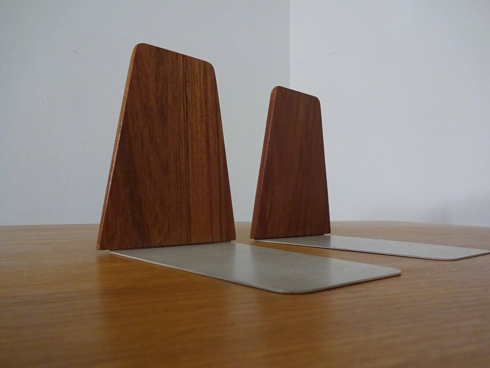 Danish Teak Bookends from Feldballes Møbelfabrik, 1960s, Set of 2