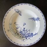 19th century Carmen iron earth soup plate dimensions: diameter -24 cm