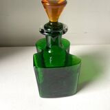 Holmegaard Dark Green Vintage with orange cap Decanter Danish