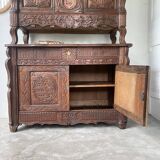 Meuble auvergnat brutaliste art populaire 1890