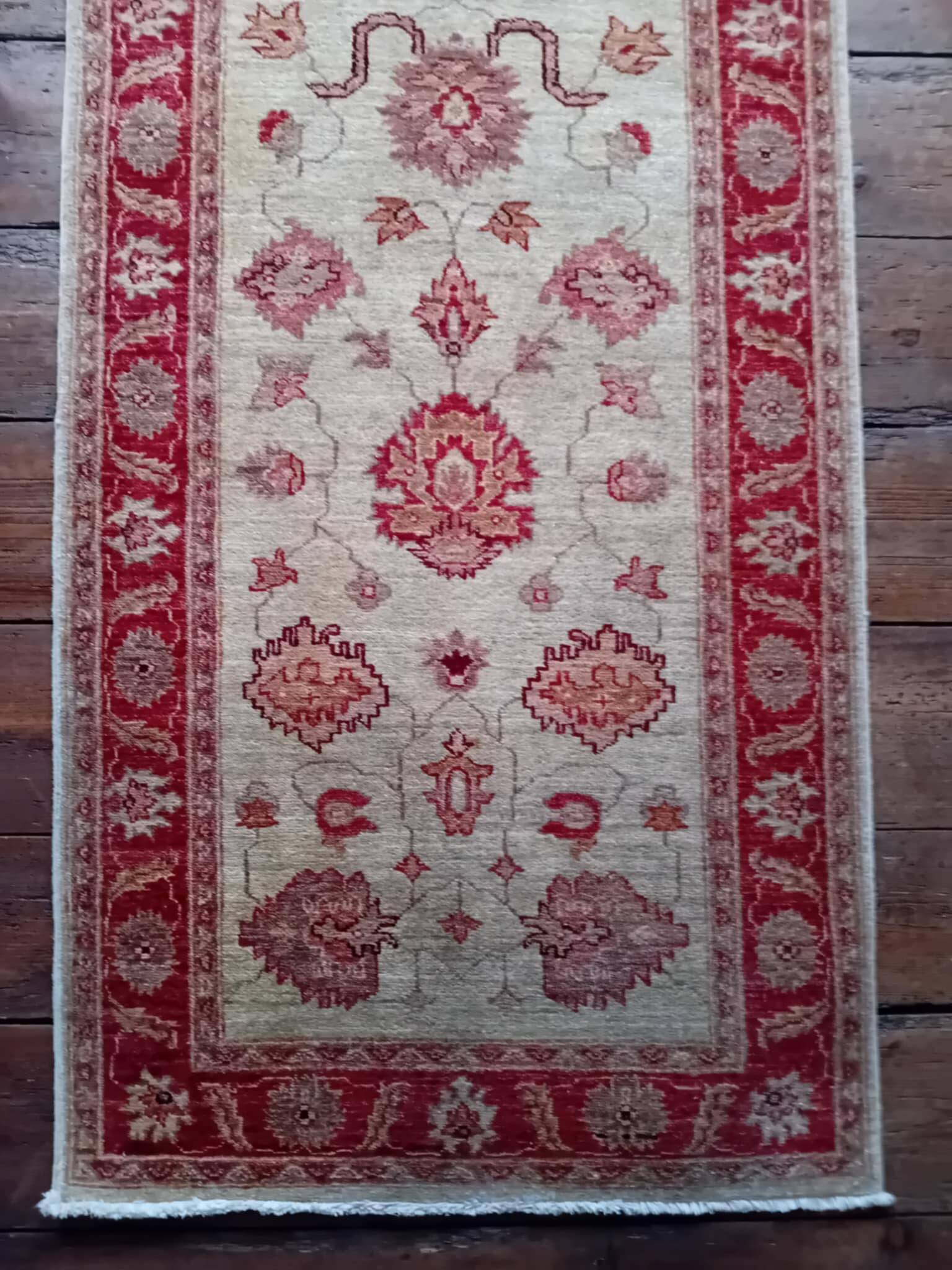 Pakistani Farahan Handmade Runner Rug 270x80cm