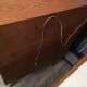 Secrétaire bureau vintage  4 pieds compas années 50
