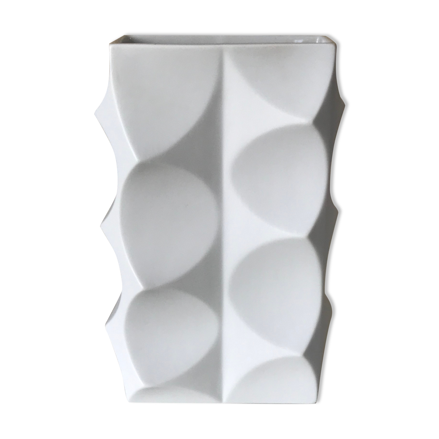 Vase biscuit vintage design annees 70