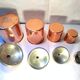 Series 4 copper spice pots