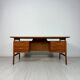 1960s Vintage Danish Teak Writing Desk by Gunni Omann for Omann Jun No 75
