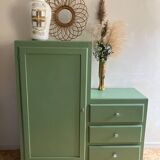 Asymmetrical art deco wardrobe
