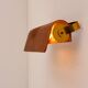 Vintage teak sconce. Mid-century modern classic Scandinavian wall lamp