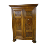 Walnut cabinet and ash magnifying glass