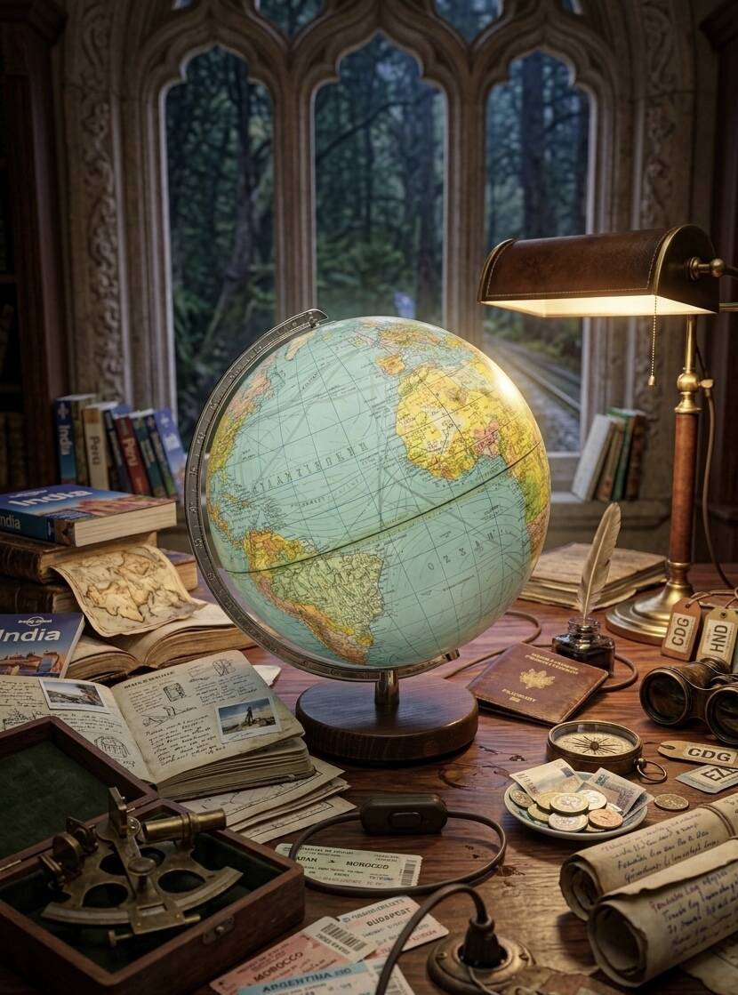 Earth globe 1970