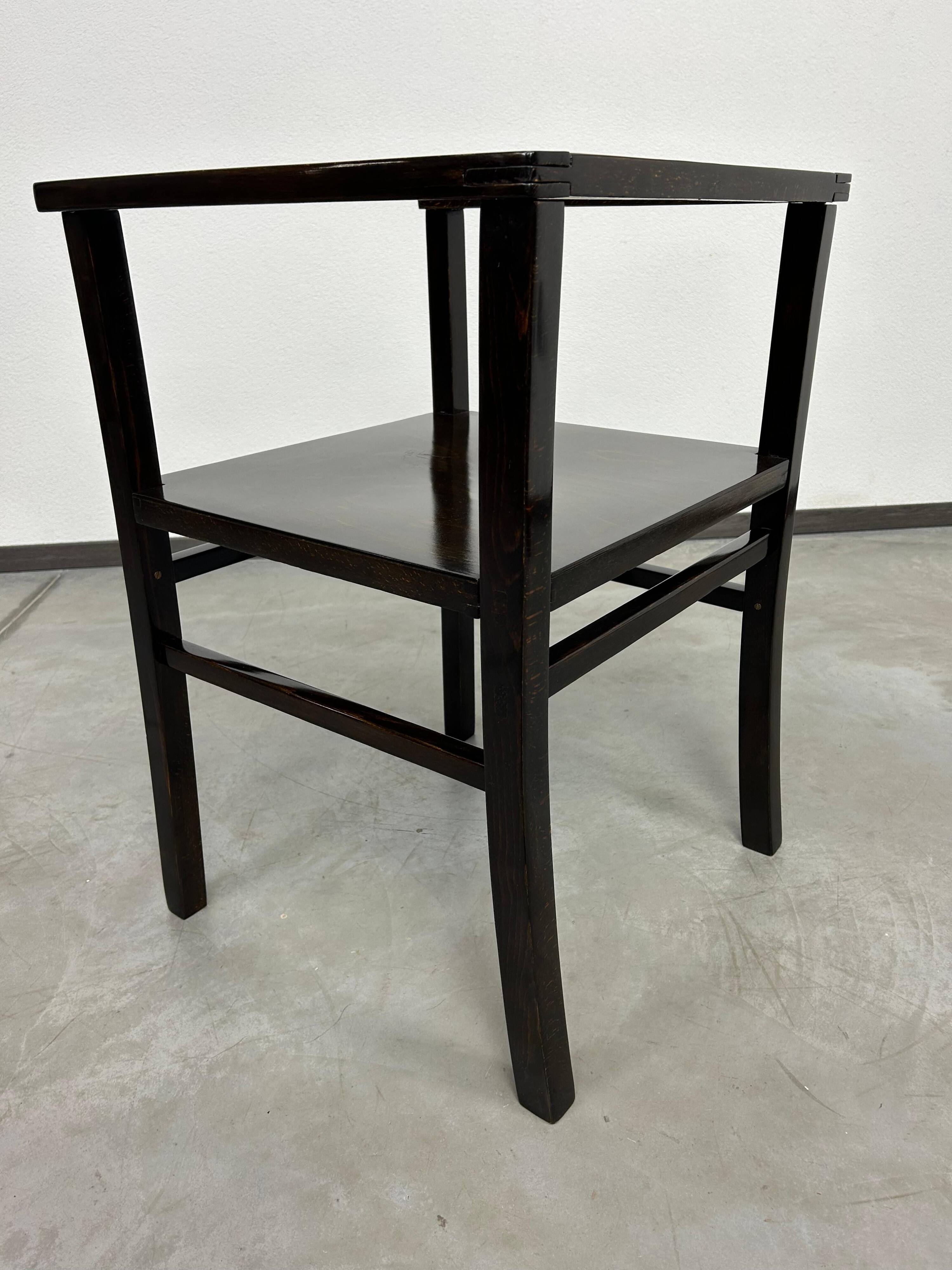 Chaise de bureau art déco cubiste