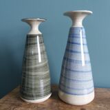 Stoneware soliflore vases
