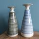 Stoneware soliflore vases