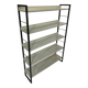 Etagère autoportante Tomado en métal et gris - Dutch Design 1960