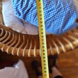 Old bamboo cradle basket