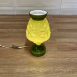 Grande lampe verre Design scandinave 1950.