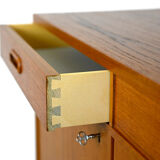 Teak sideboard with three doors