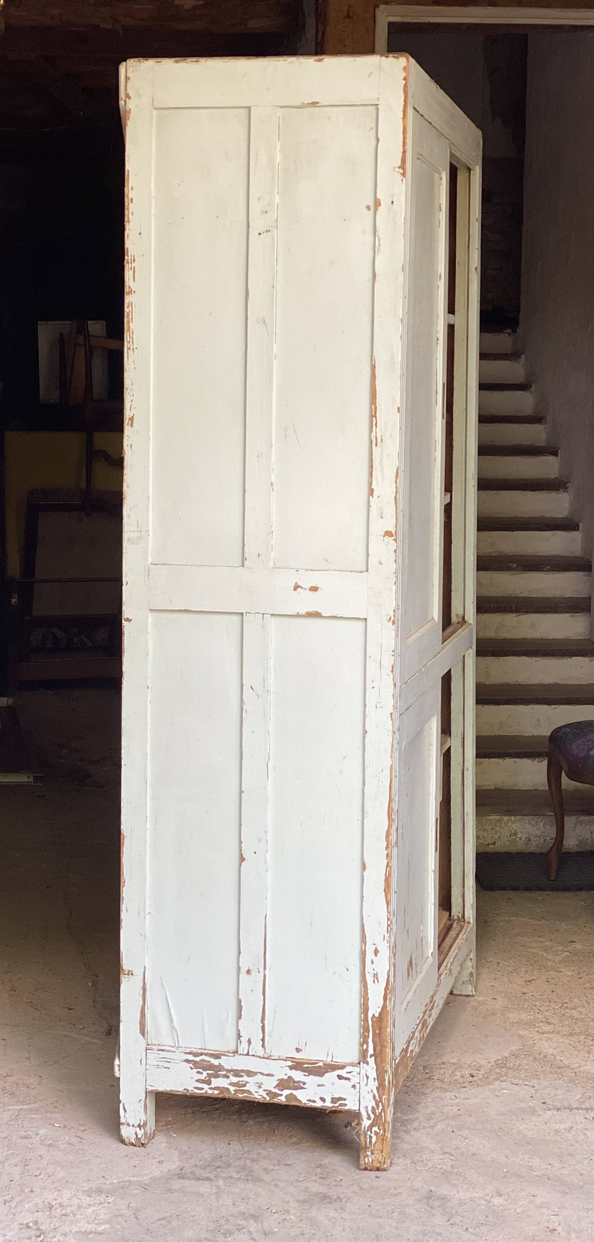 Vintage 1930-40 Parisian wardrobe with 4 sliding doors