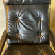 Scandinavian leather armchair