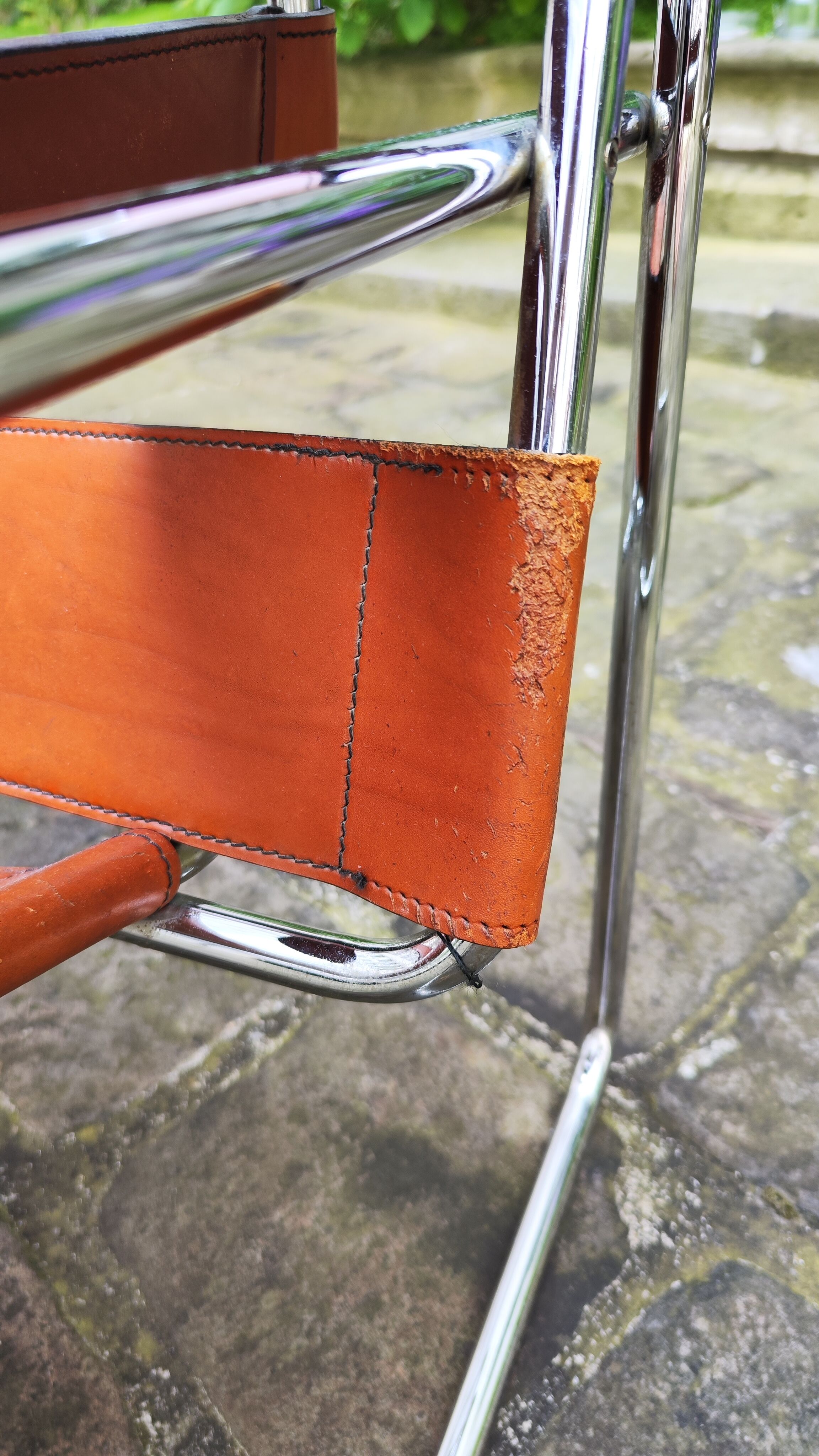 Pair of armchairs Marcel Breuer Wassily fasem 1983