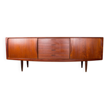 Enfilade Danoise en Teck par Henry Walter Klein pour Bramin 1960.