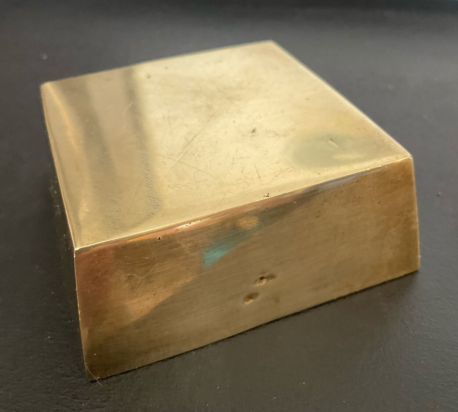 Ultima ashtray in bronze by Backström and Ljungberg from the 70s