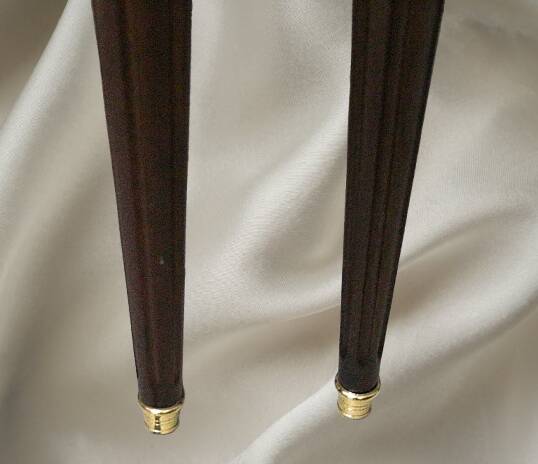 Pair of Nightstands Mahogany White Carrara Marble Louis XVI Style
