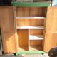 Armoire Parisienne - Rustic storage in jade green wood