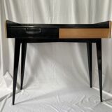 Vintage wooden table mirror circa 1960