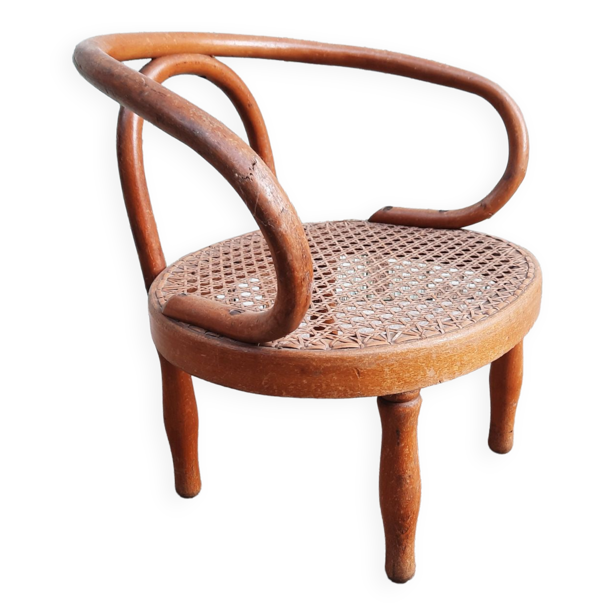 Small cane chair
