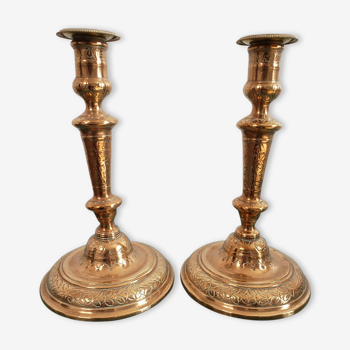 Pair of bougoirs