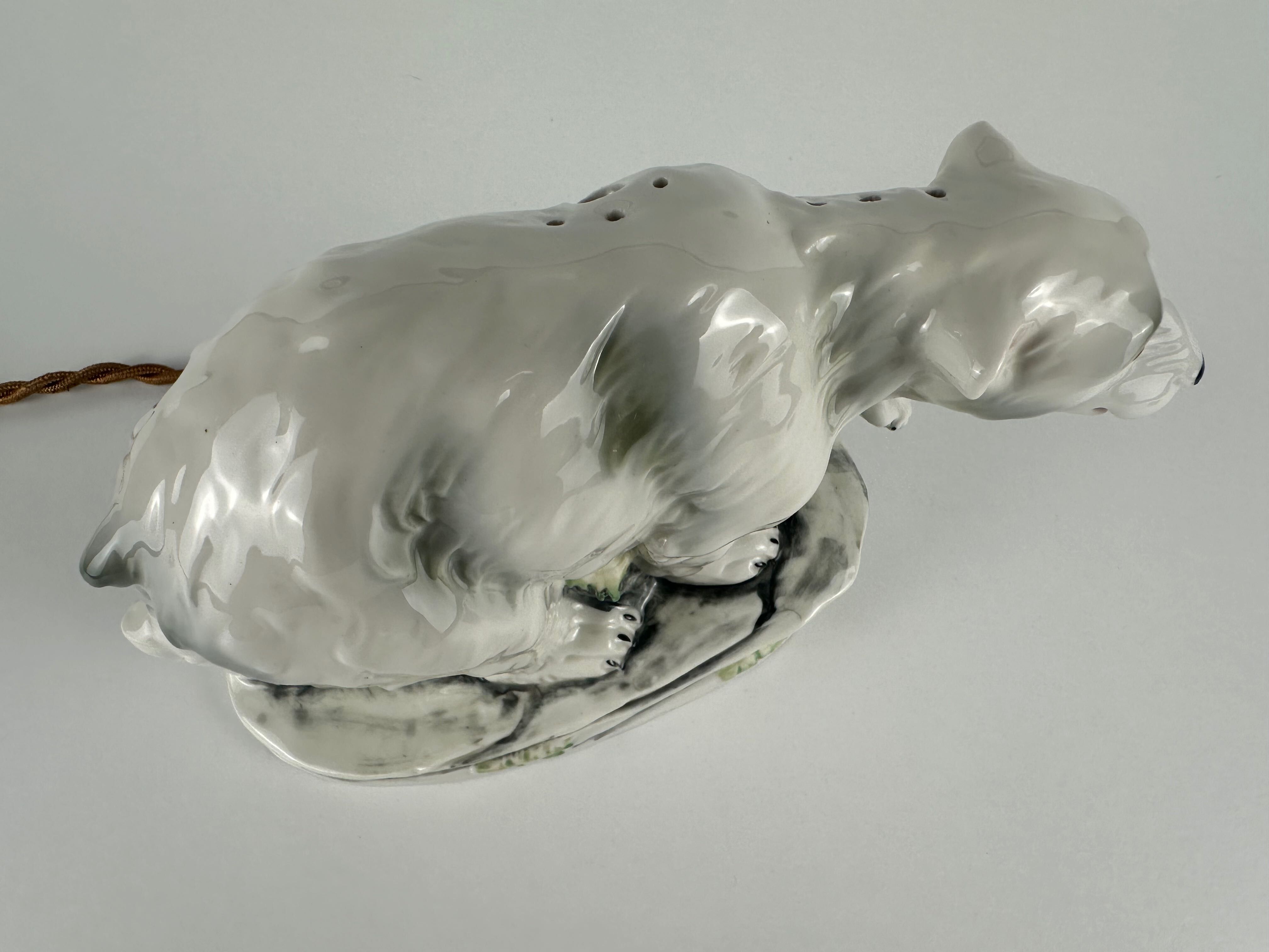 Lampe art déco (parfum) – ours polaire