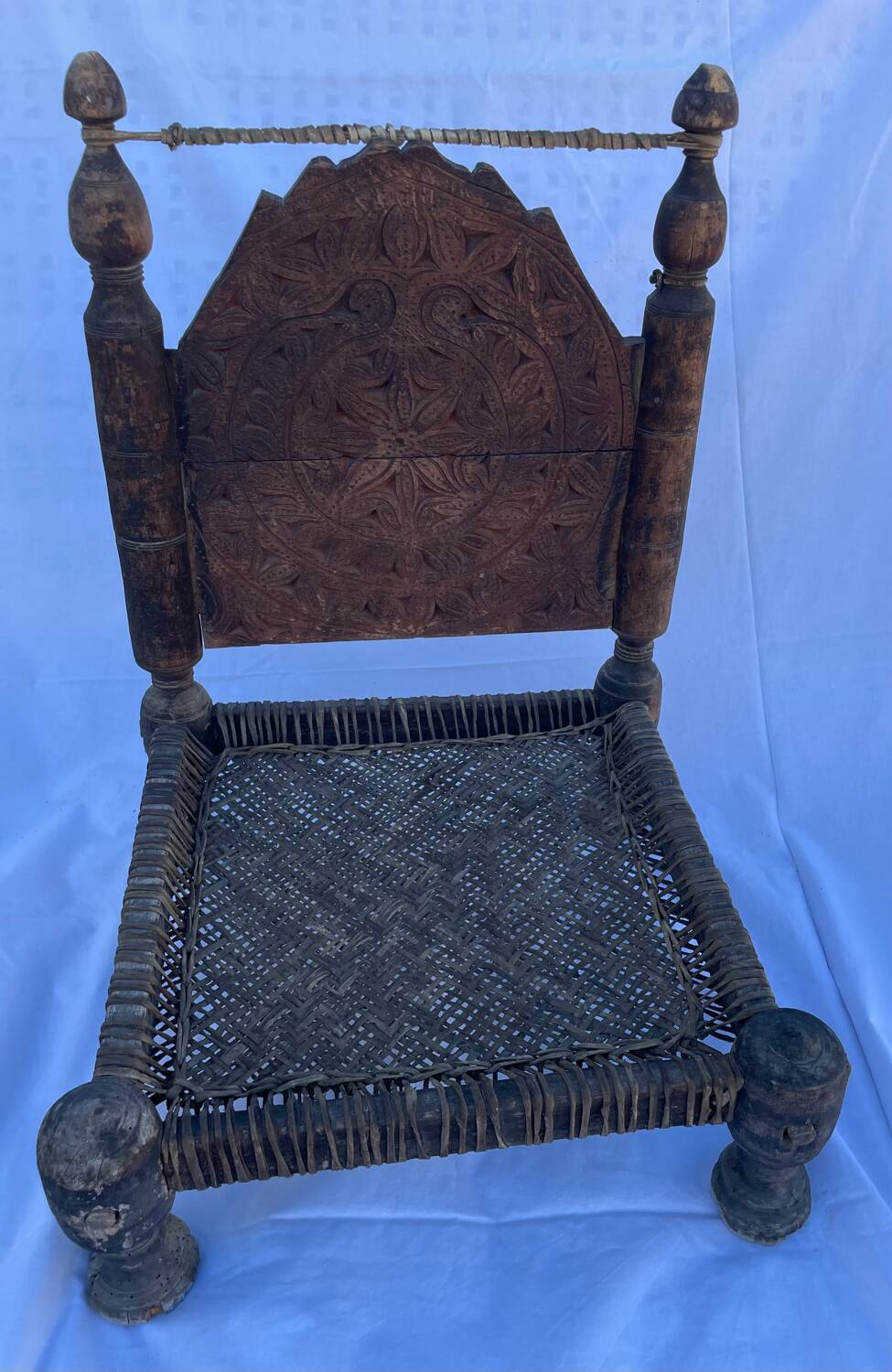 Traditional low Indian chair