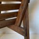 Paire de fauteuils à lattes en chene 1950