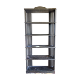 Black tole floor cabinet industrial style circa 1930