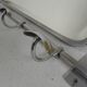 Art Deco wall coat rack with a bevelled mirror adjustable in a chrome frame, 1930s.